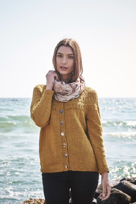  893345 Cardigan med brestykke 