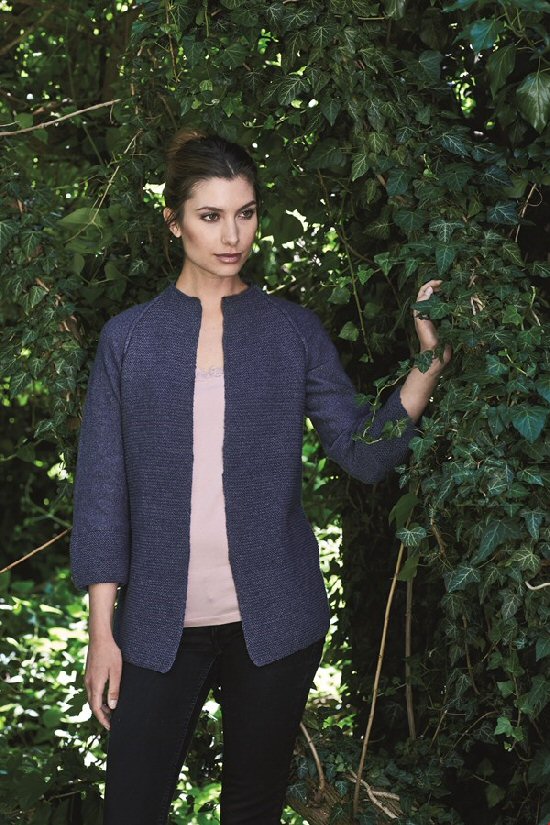  893402 Cardigan i retstrik 